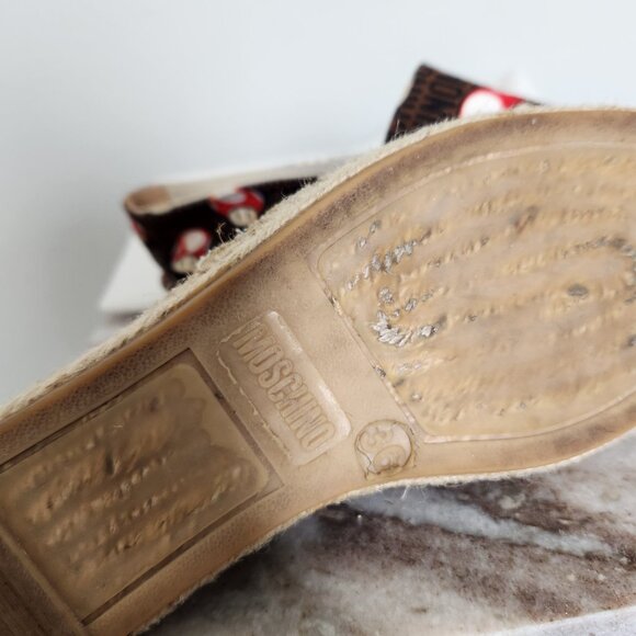 Moschino Couture X Jeremy Scott SS16 Super Mario Toad Canvas Espadrilles - Picture 7 of 7